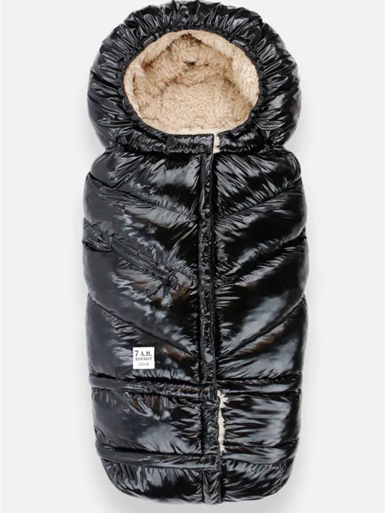 7 A.M. Enfant Blanket 212 Stroller & Car Seat Muff - Black